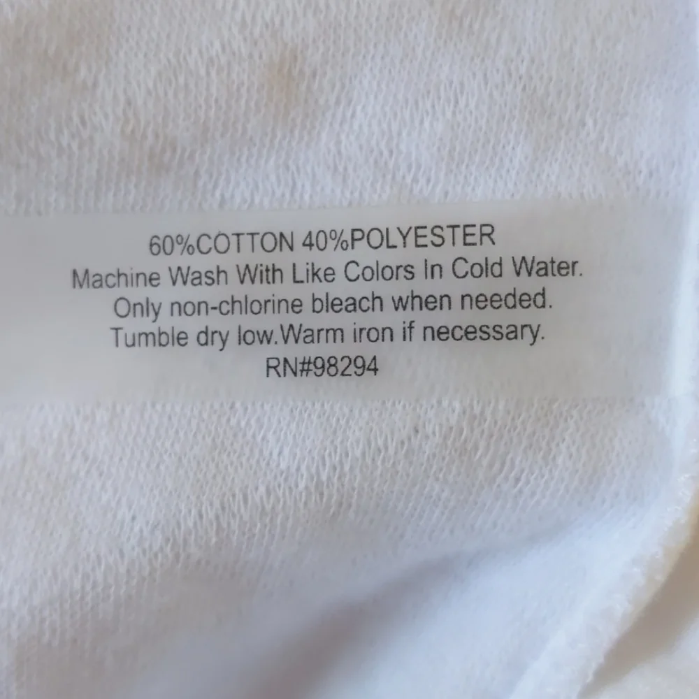 Onque Casual White Sweater Size Large